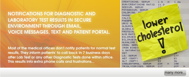 Diagnostic and Laboratory Test results Notifications